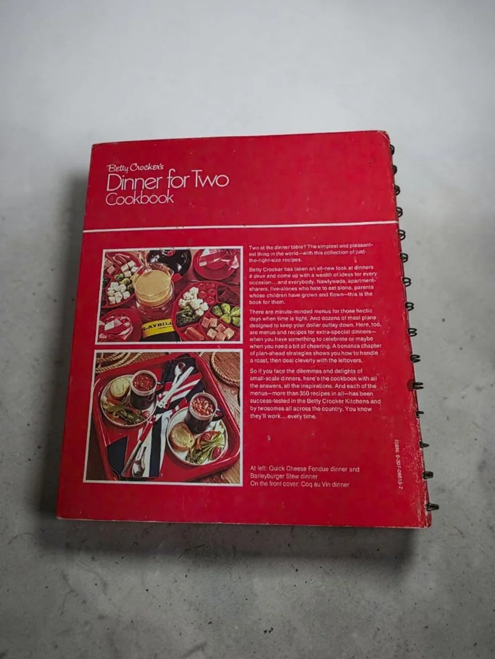 EUC BETTY CROCKER'S 1973 Edition  of 